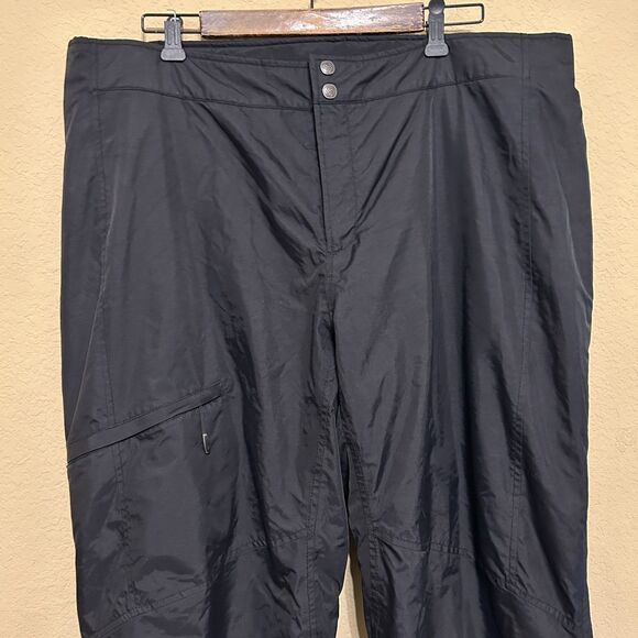 Columbia Omni Tech Bugaboo Snowboard Ski Pants Womens 1X Black Insulated Snow - Picture 4 of 8